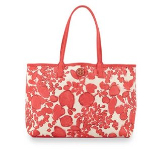Tory Burch Kerrington Floral-Print Shopper Bag
