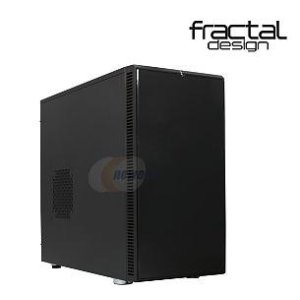 Fractal Design Define R4 Blackout Silent ATX Mid Tower Computer Case