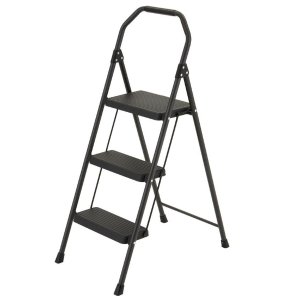 Gorilla Ladders 3-Step Compact Steel Step Stool with 225 lb. Load Capacity Type II Duty Rating