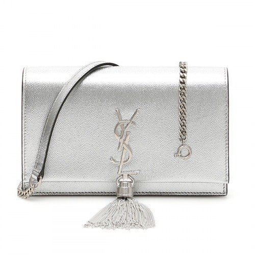 Women Saint Laurent Clutches Silver | Coltorti Boutique