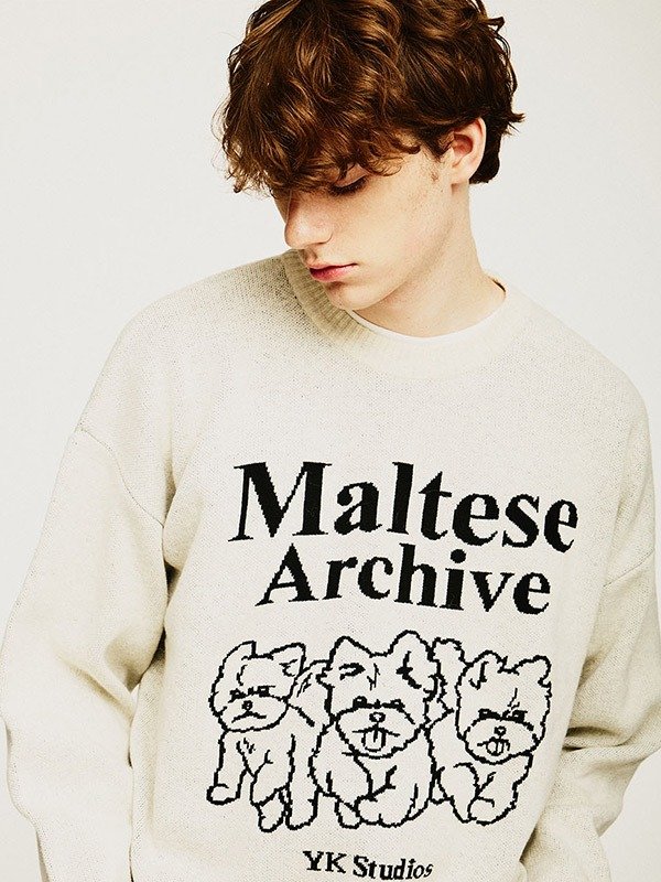 Maltese Archive Line Knit Pull Over