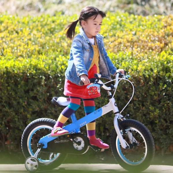 可下单锁价｜RoyalBaby Cubetube 16"儿童自行车，带辅助轮