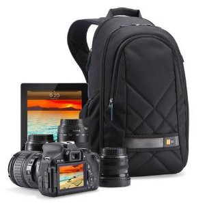Case Logic CPL-108BK Backpack for DSLR Camera and iPad, Black