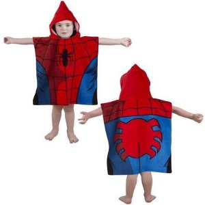  Spiderman Hooded Bath/Beach Poncho Towel