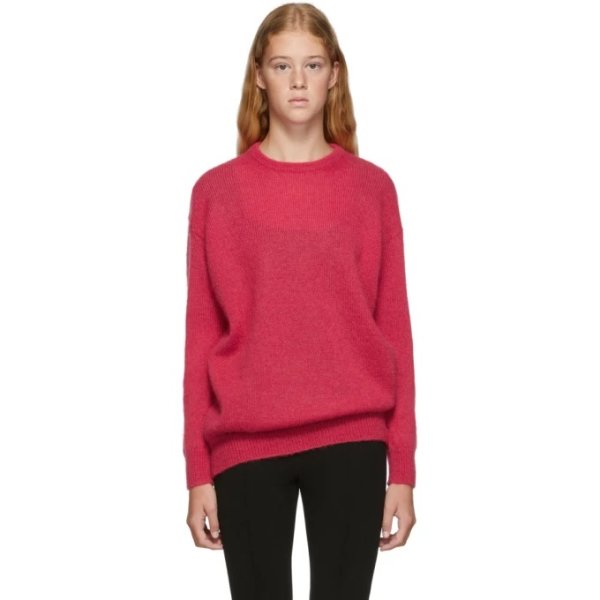 - Red Relax Knitted Sweater