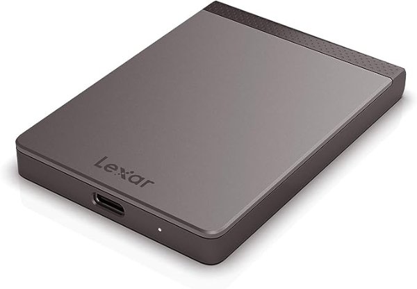 SL200 2TB Portable SSD, Up to 550MB/s, USB-C, External Solid State Drive (LSL200X002T-RNNNU)