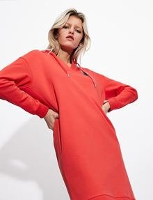 HOODED SWEATSHIRT DRESS, Mini Dress for Women | A|X Online Store