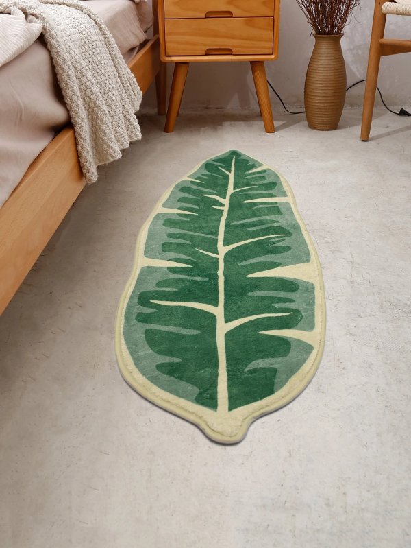 Tropical Pattern Absorbent Water Rug