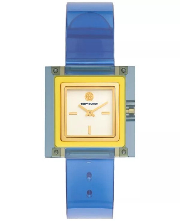 Women's The Sedgwick Blue Polyurethane Strap Watch 33mm