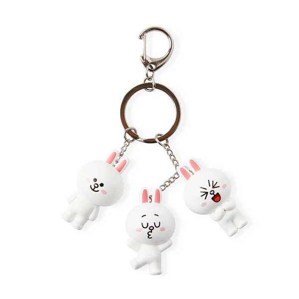 LINE FRIENDS CONY Waggle Waggle Keyring