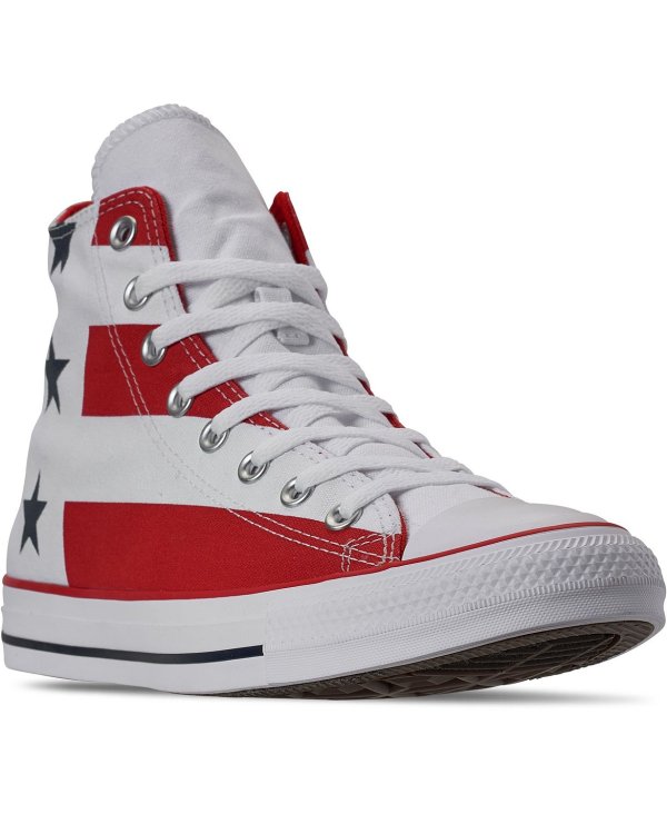 Men's Chuck Taylor All Star Stars and Stripes High Top Casual Sneakers from Finish Line