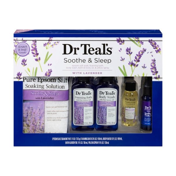 Dr Teal&#39;s Lavender Regimen Bath and Body Gift Set - 5pc