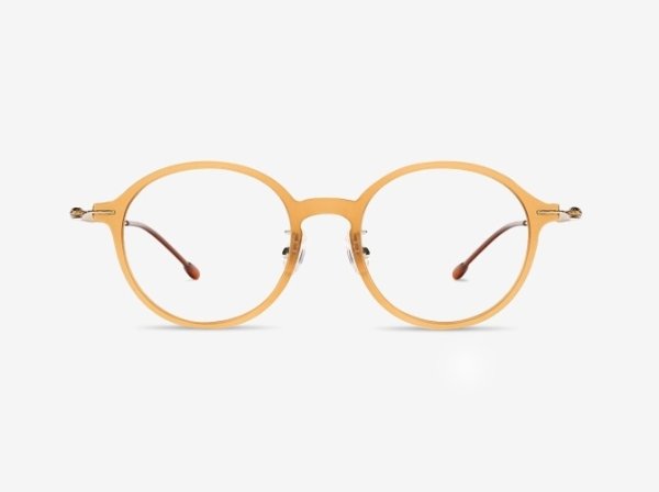 Voyager | Honey Circle Eyeglasses | Dualens