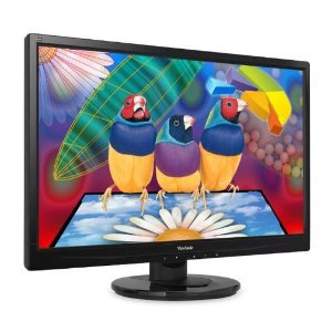 ViewSonic 22-Inch LED-Lit LCD Monitor, Full HD 1080p, DVI/VGA, Speakers, VESA