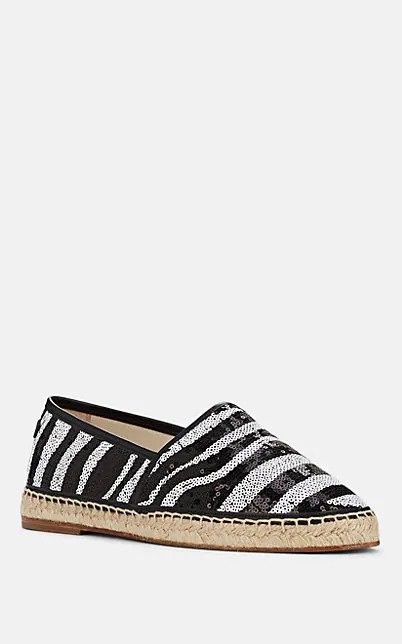 Sequinned Leather Espadrilles Sequinned Leather Espadrilles