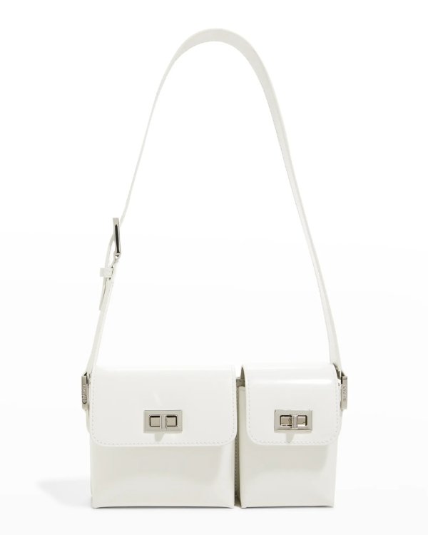 Baby Billy Bag in LWG Certified Semi-Patent Leather