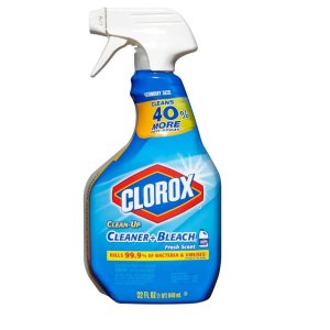 Clorox Clean-Up All Purpose Cleaner Spray Bottle with Bleach, Fresh Scent, 32 Fl Oz