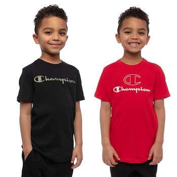 Youth 2-pack Tee, Black and Red