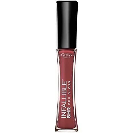 L’Oreal Paris Makeup Infallible 8 Hour Hydrating Lip Gloss, Sangria, 0.5 Ounce