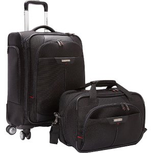 Samsonite Elite Spinner & Laptop Boarding Bag Set