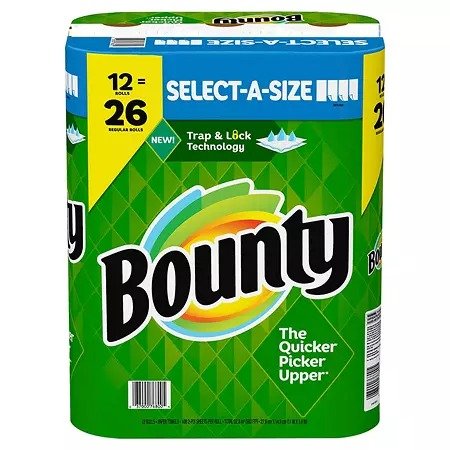 Bounty Select-A-Size Paper Towels, White (108 sheets/roll, 12 ct.) - Sam's Club
