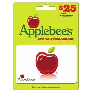 $25 Applebee's 礼卡