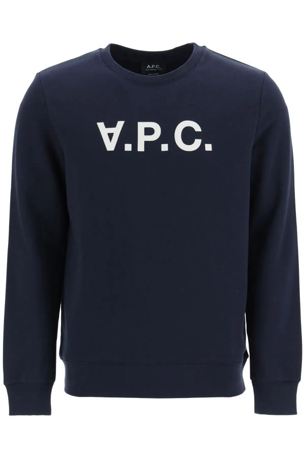 v.p.c. flock logo sweatshirt