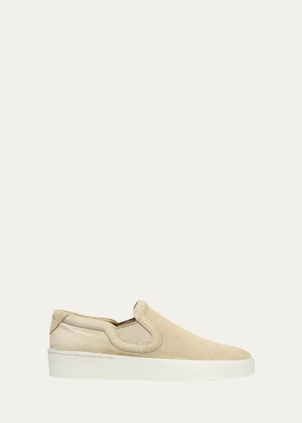 Pacific Suede Slip-On Sneakers