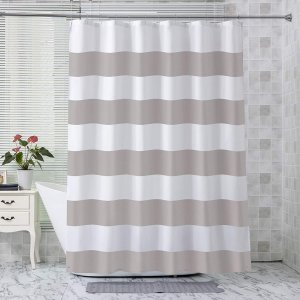 AmazerBath Fabric Shower Curtain Liner 70x72 Inches