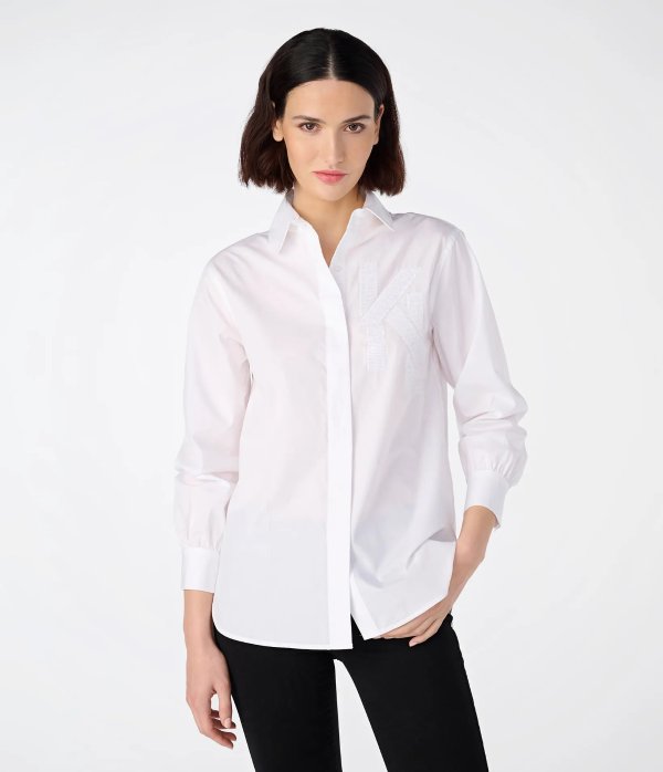PEARL STUD BUTTON DOWN