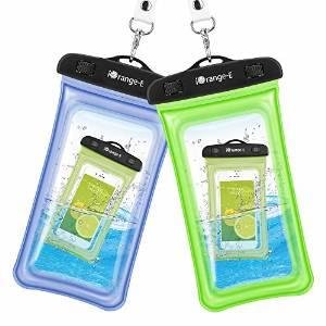 Waterproof Case, 2 Pack iOrange-E Clear Universal Waterproof Cellphone Case