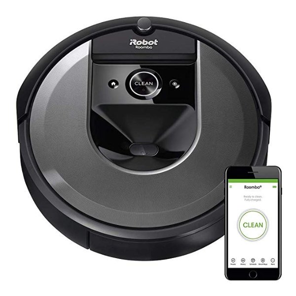 Roomba i7 (7150) Robot Vacuum- Wi-Fi Connected, Smart Mapping, Works with Alexa, Ideal for Pet Hair, Carpets, Hard Floors