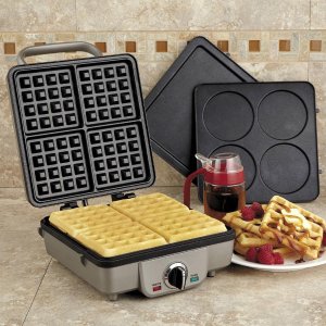 Cuisinart WAF-300 Belgian Waffle Maker with Pancake Plates