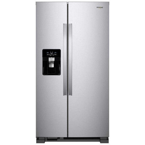 21 cu. ft. Side-by-Side Refrigerator with Exterior Ice and Water Dispenser