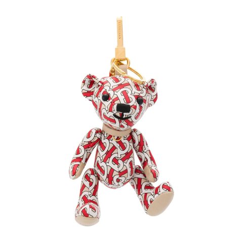 burberry经典logo款小熊吊饰