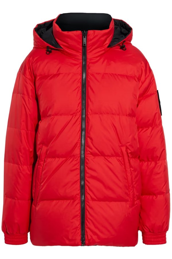 Godbout shell hooded down jacket