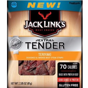 Link Snacks Jack Link's Extra Tender Steak Strips, Teriyaki, 2.85 Ounce