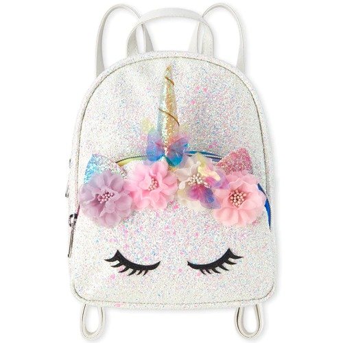 Girls Glitter Unicorn Mini Backpack