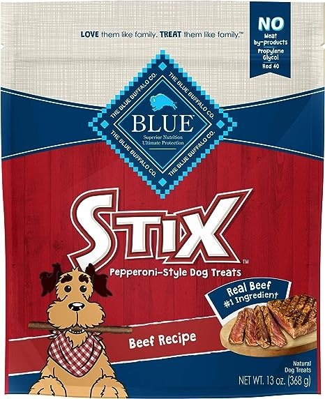 Stix Natural Soft-Moist Dog Treats, Beef Recipe 13-oz Bag