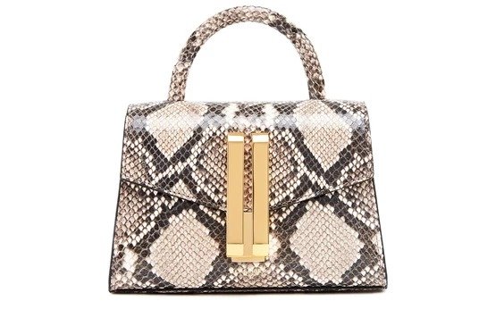 The Nano Montreal bag in embossed snakeskin-effect leather