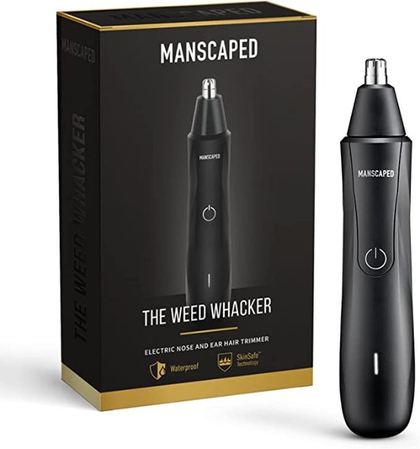 ™ The Weed Whacker™ Nose and Ear Hair Trimmer – 9,000 RPM Precision Tool with Rechargeable Battery, Wet/Dry, Easy to Clean, Hypoallergenic Stainless Steel Replaceable Blade