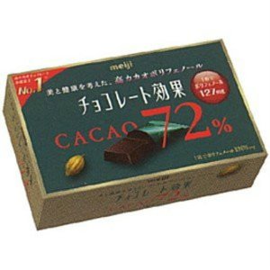 Meiji CACAO效果72%高浓度黑巧克力 75g