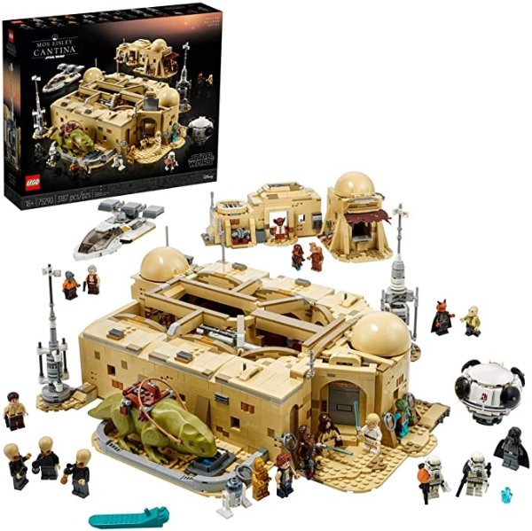 Star Wars: A New Hope Mos Eisley Cantina 75290 Building Kit; Awesome Construction Model for Display, New 2021 (3,187 Pieces)