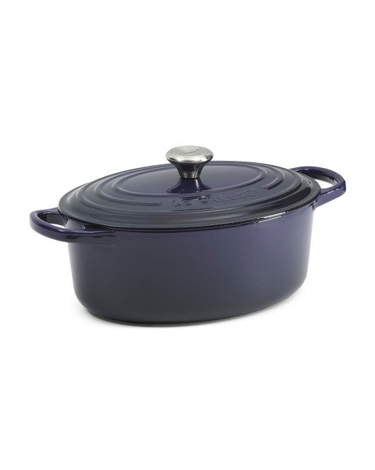 Made In France 3.5qt Oval Cast Iron Dutch Oven