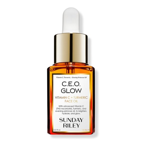 C.E.O. Glow Vitamin C and Turmeric Face Oil - SUNDAY RILEY | Ulta Beauty