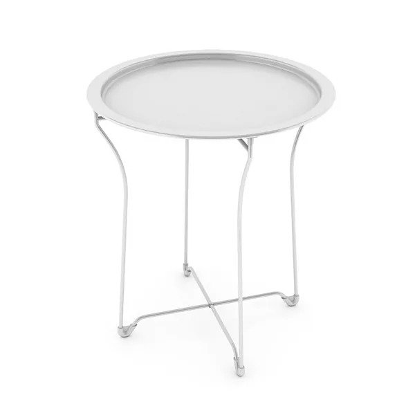 Metal Round Tray Table