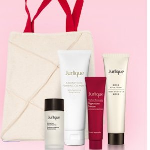 and receive FREE 4-piece gift + canvas tote @ Jurlique