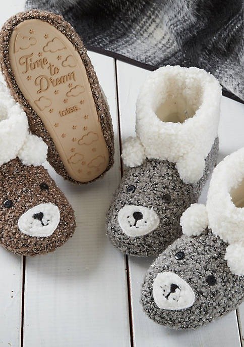Curly Bear Booties