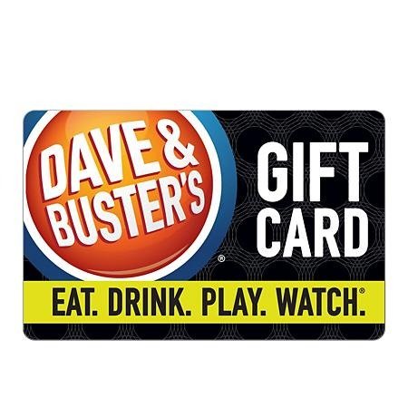 Dave & Buster's $25礼卡