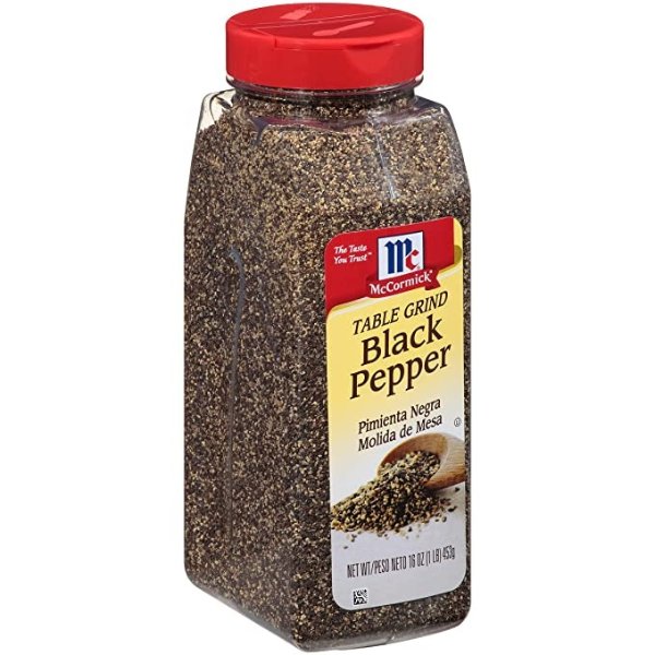 Table Grind Black Pepper, 16 oz